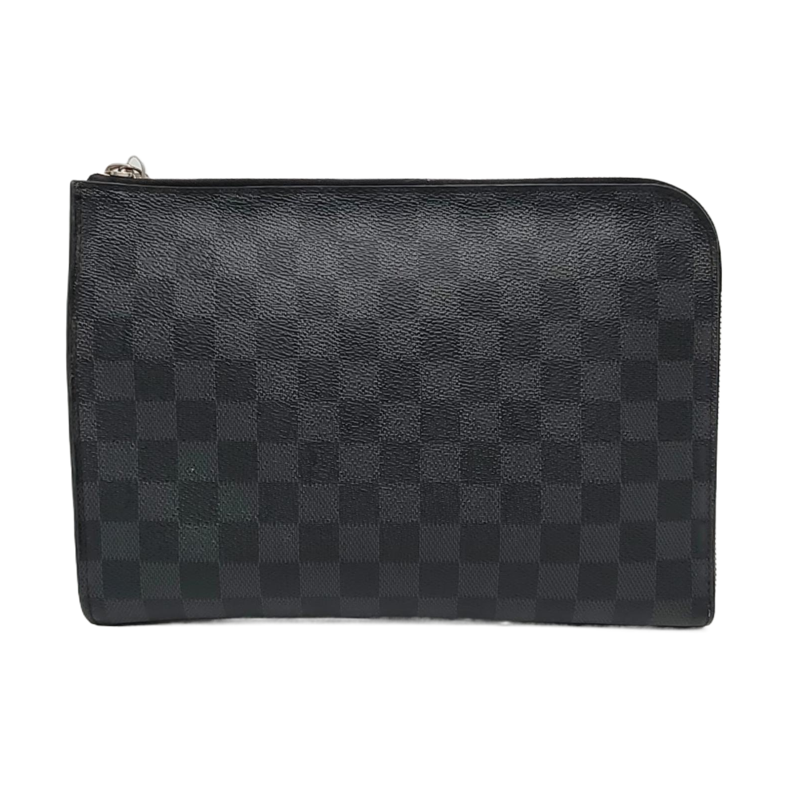 JOUR PM Damier Graphite Coated Canvas Gray