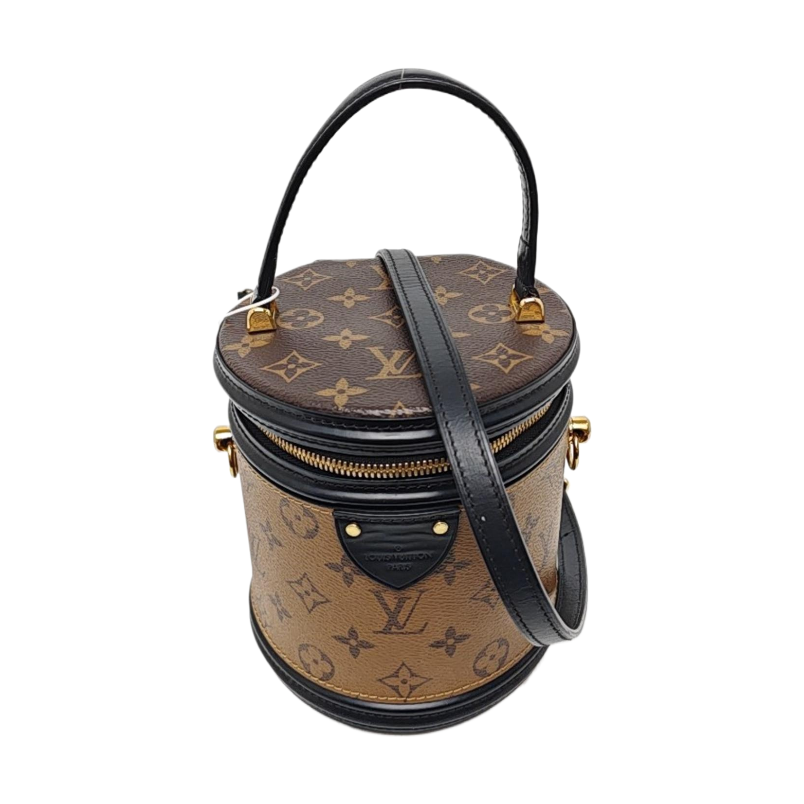 CANNES PM Monogram Coated Canvas Brown