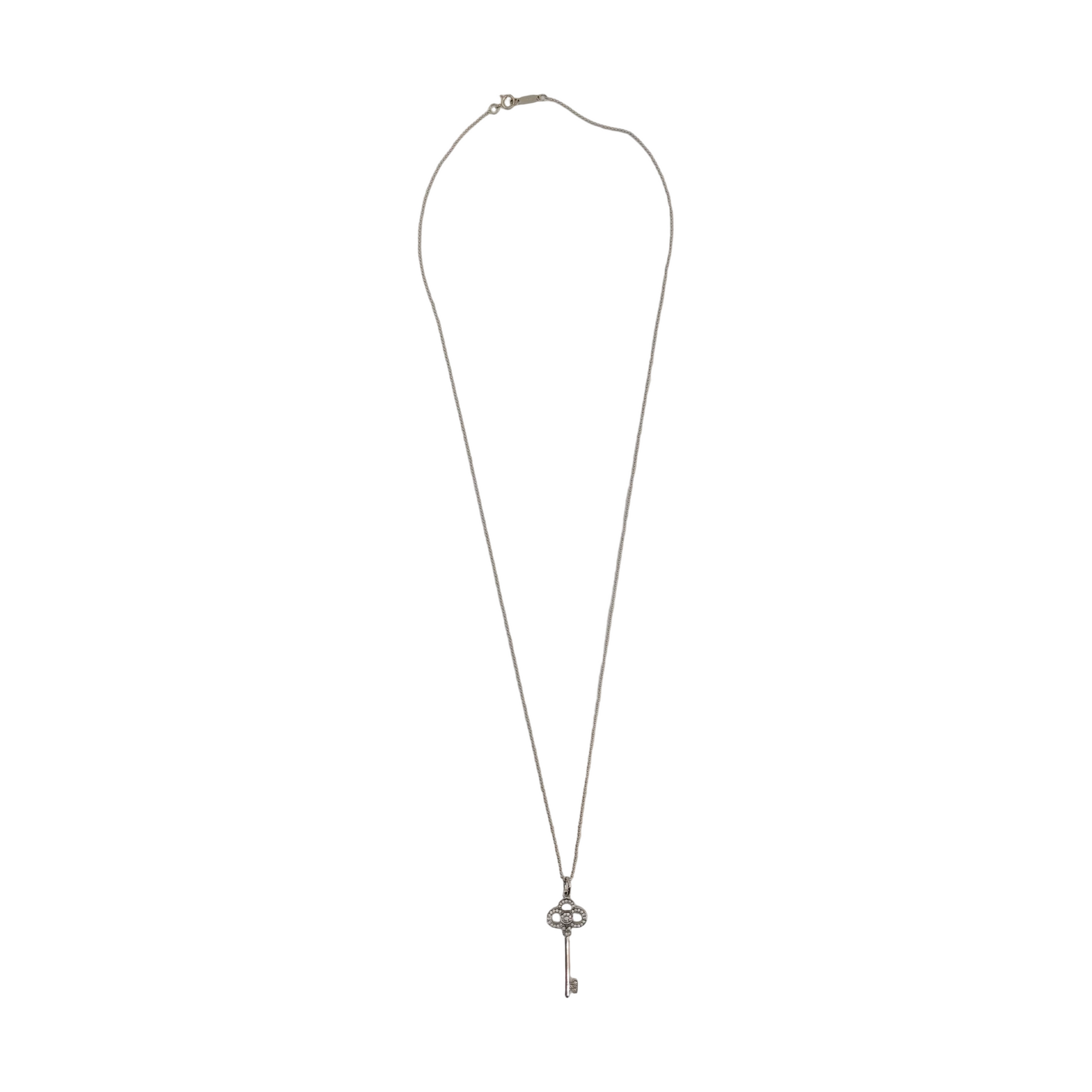18k White Gold Silver Jewelry Set