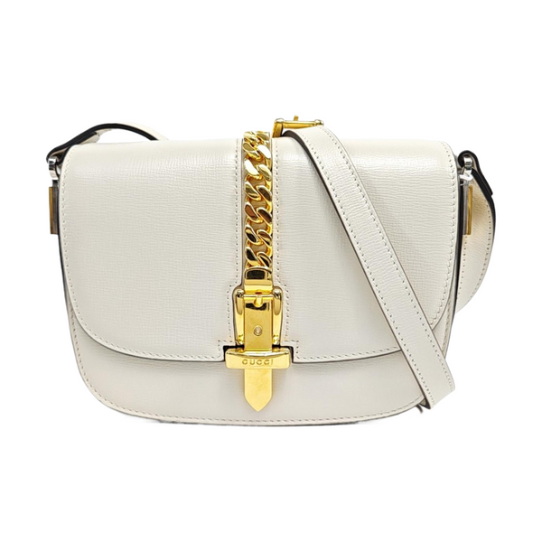 Sylvie 1969 Mini Calfskin White