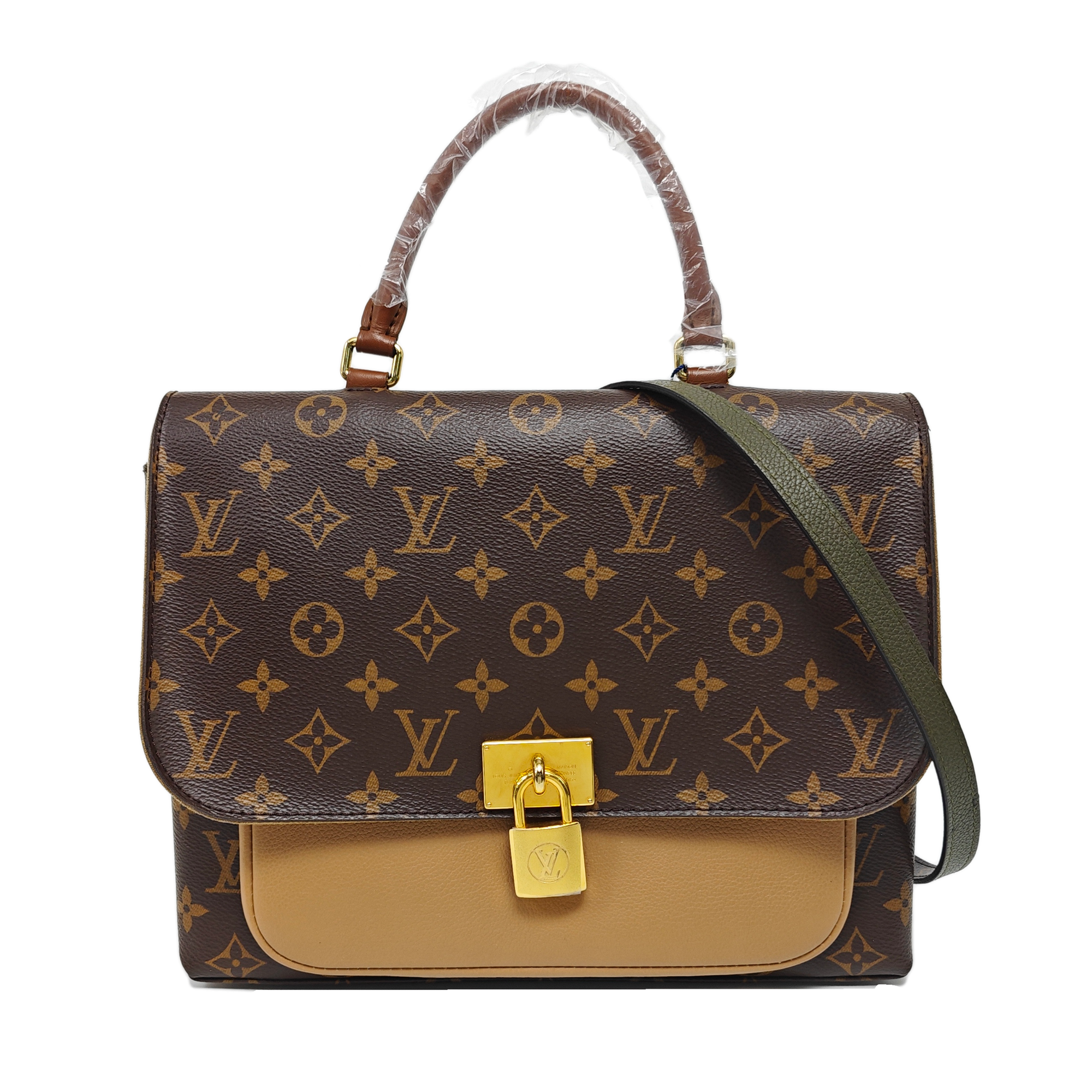 MARIGNAN Monogram Coated Canvas Brown