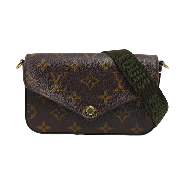 FÉLICIE Monogram Coated Canvas Brown