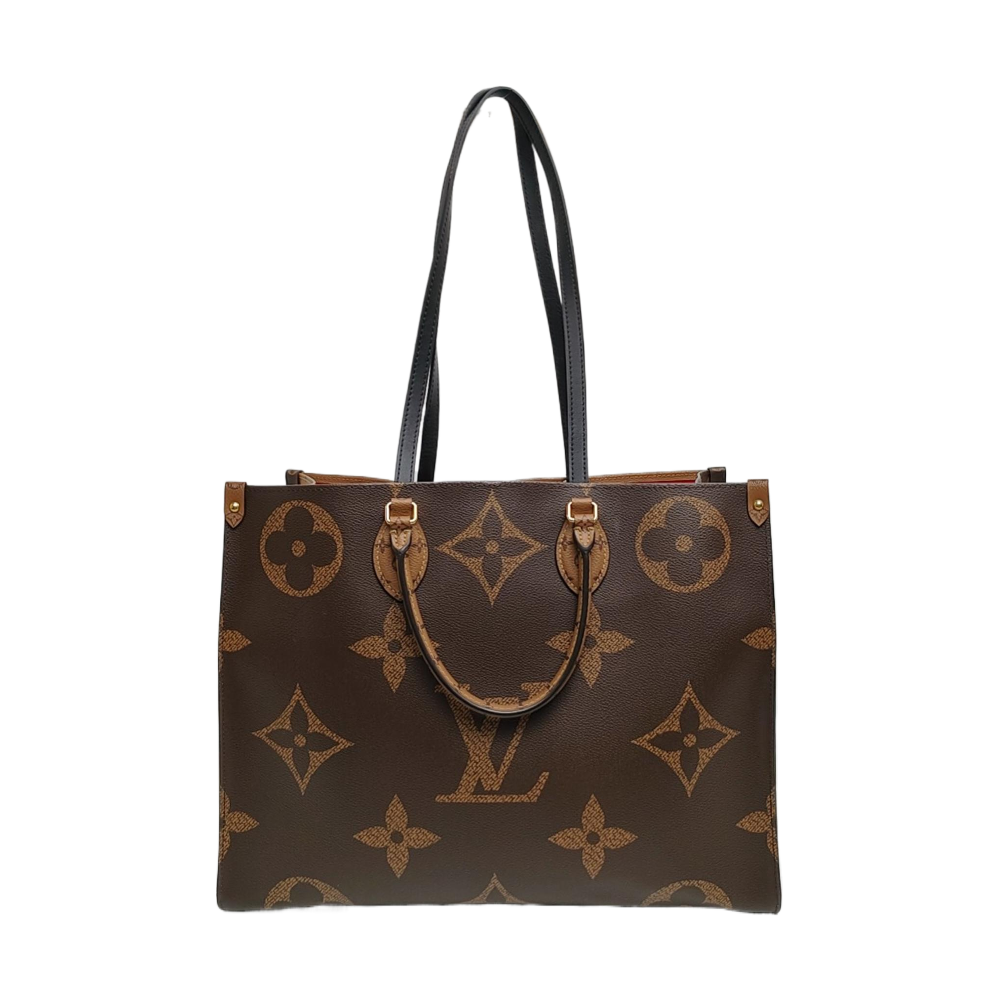 ONTHEGO GM Monogram Coated Canvas Brown