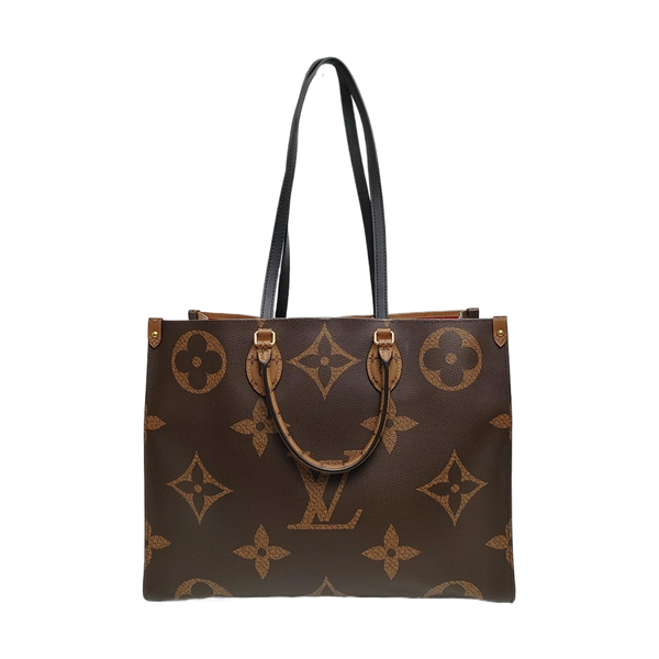 ONTHEGO GM Monogram Coated Canvas Brown
