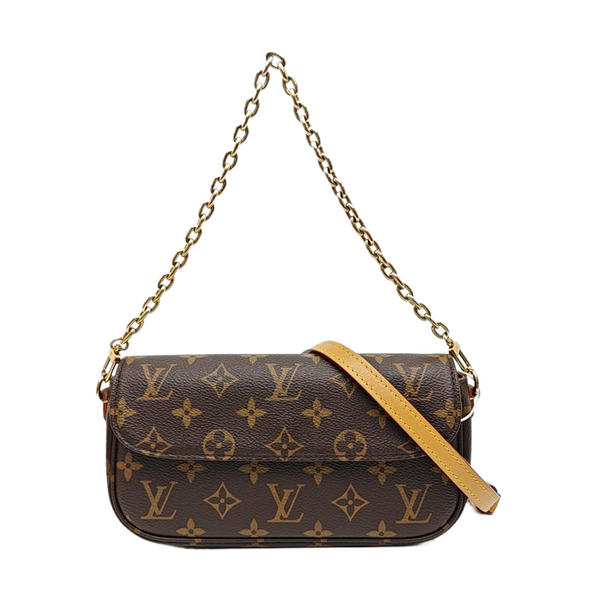 IVY Monogram Coated Canvas Brown
