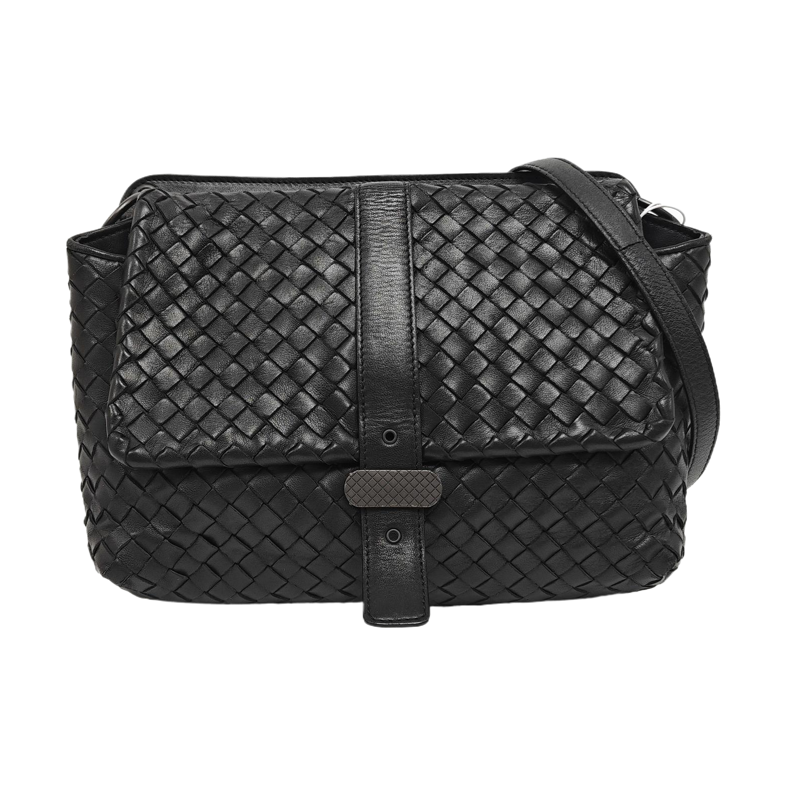Calfskin Shoulder Bag Black