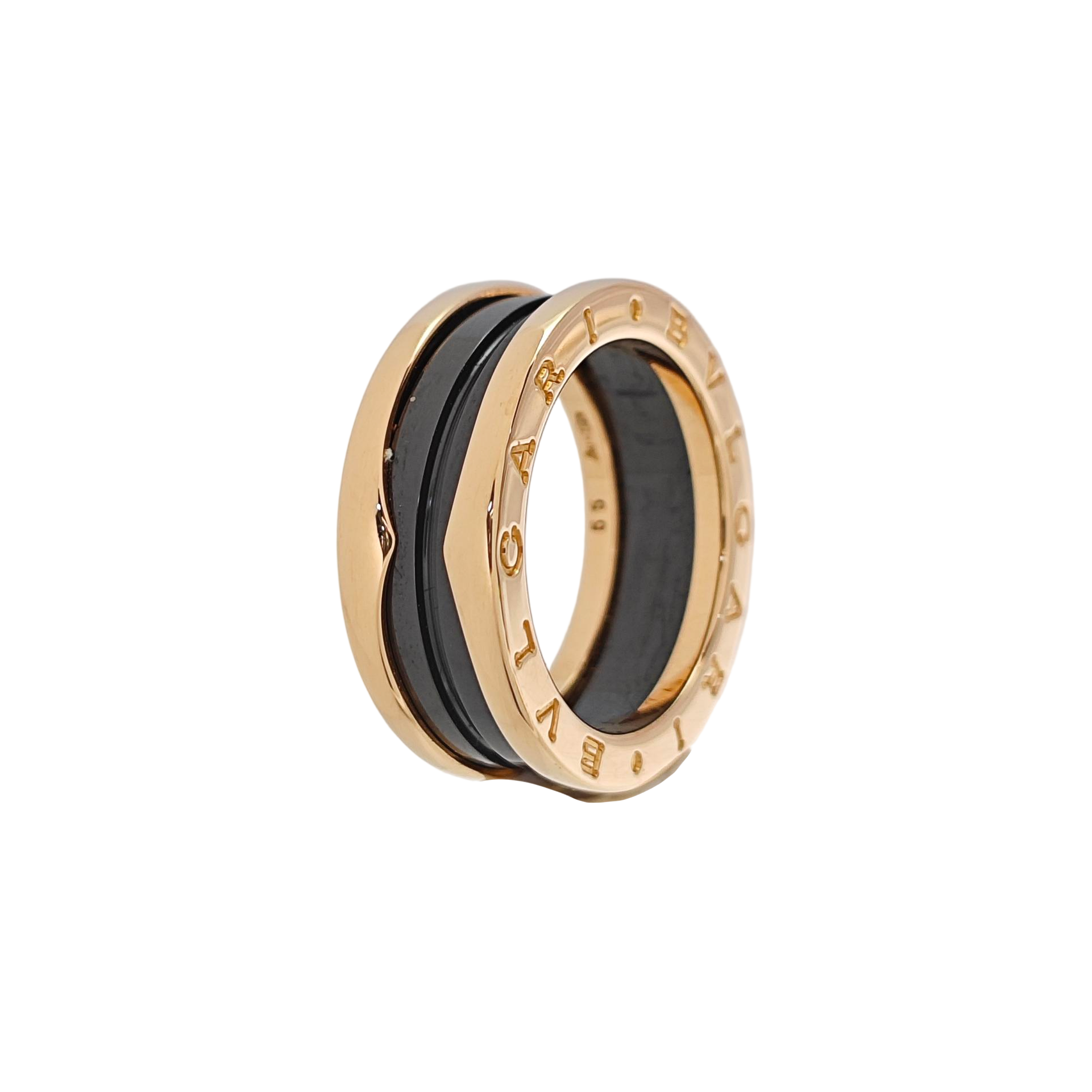 B.ZERO1 18k Rose Gold Ring EU 55