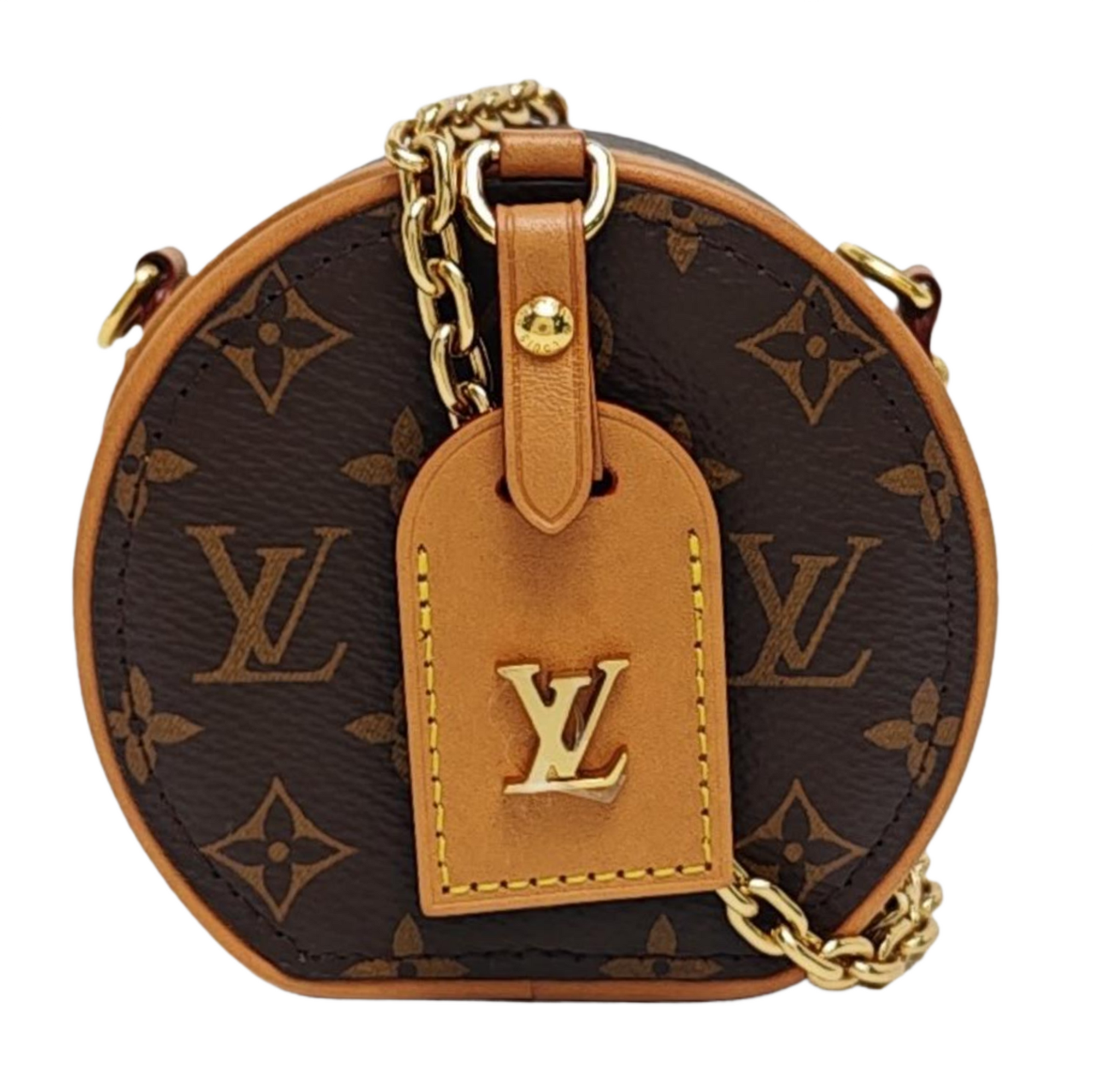 BOITE CHAPEAU Monogram Coated Canvas Brown