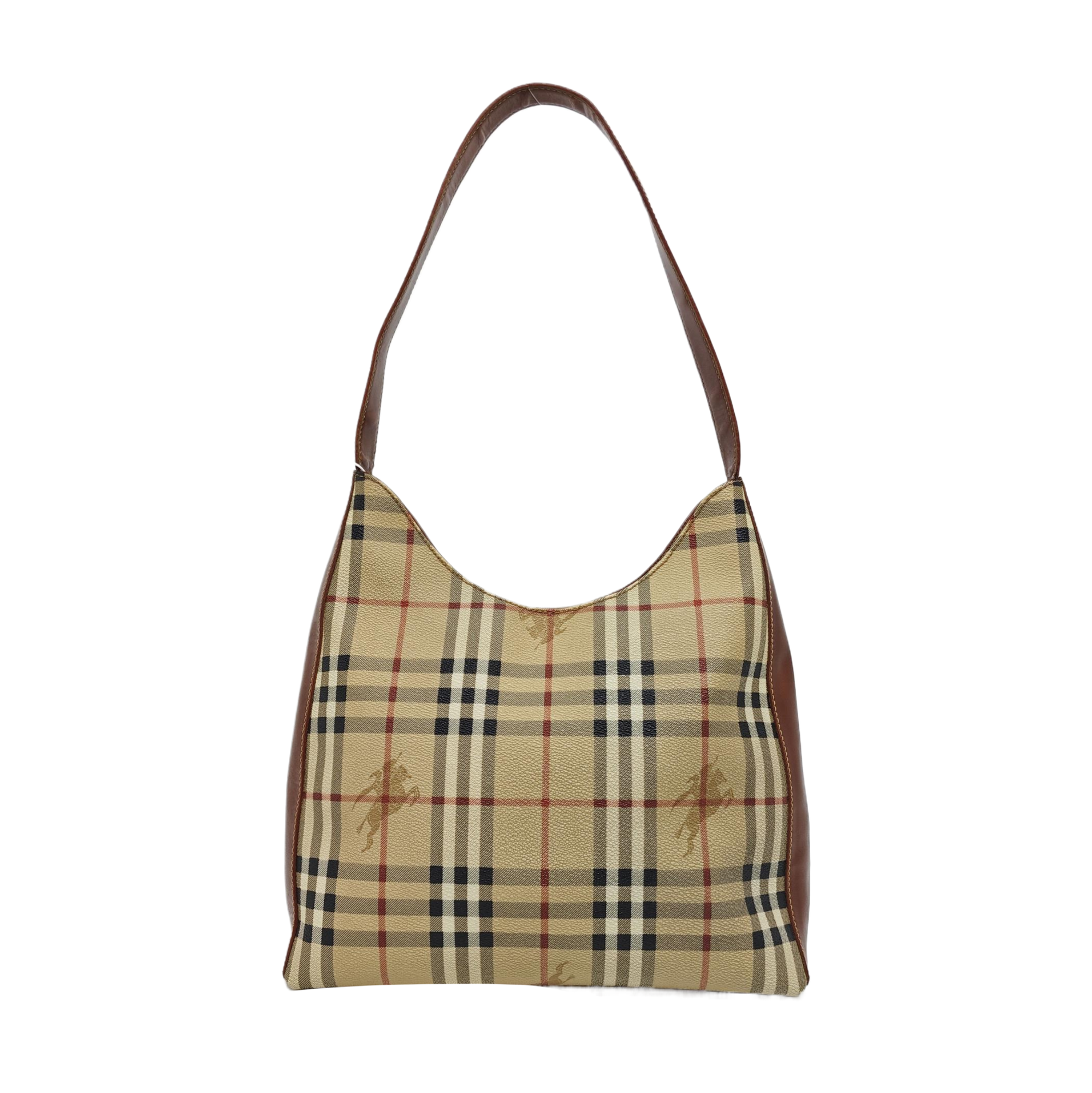 Coated Canvas Tote Bag Beige