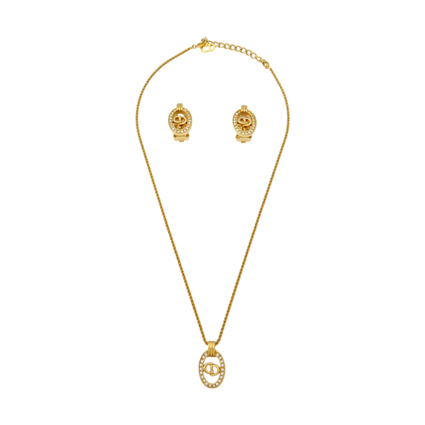Metal Gold Jewelry Set