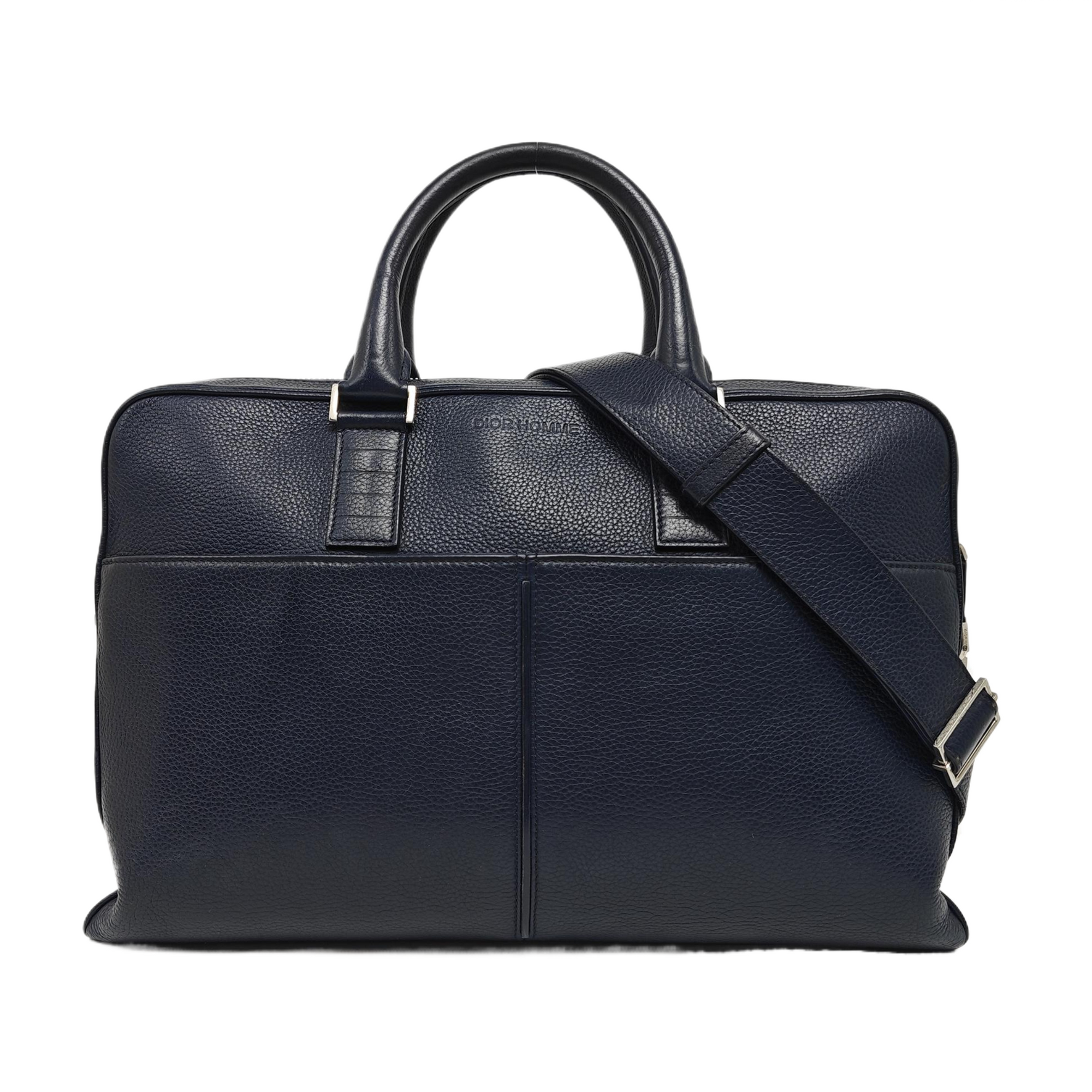 Calfskin Shoulder Bag Blue