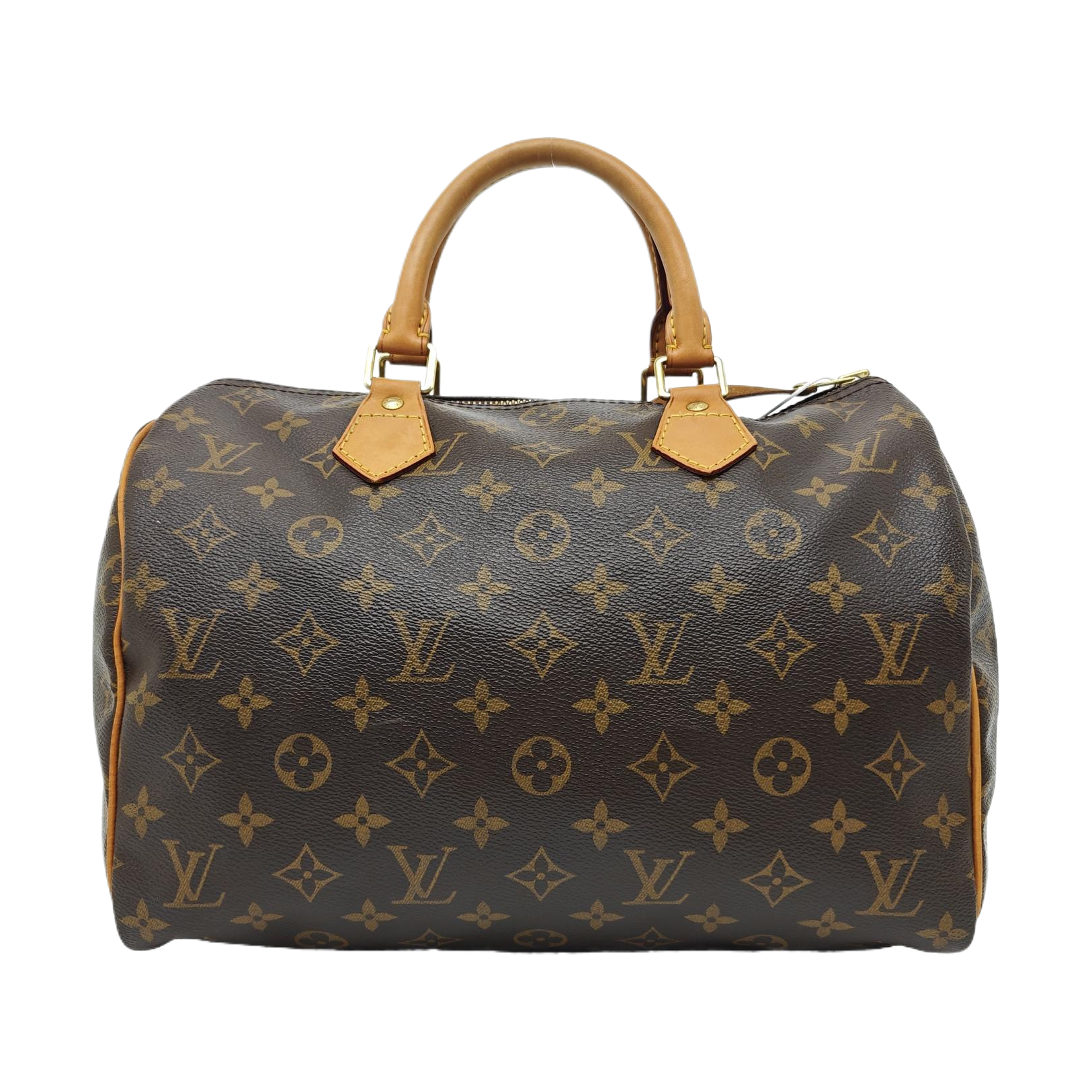 SPEEDY 30 Monogram Coated Canvas Brown