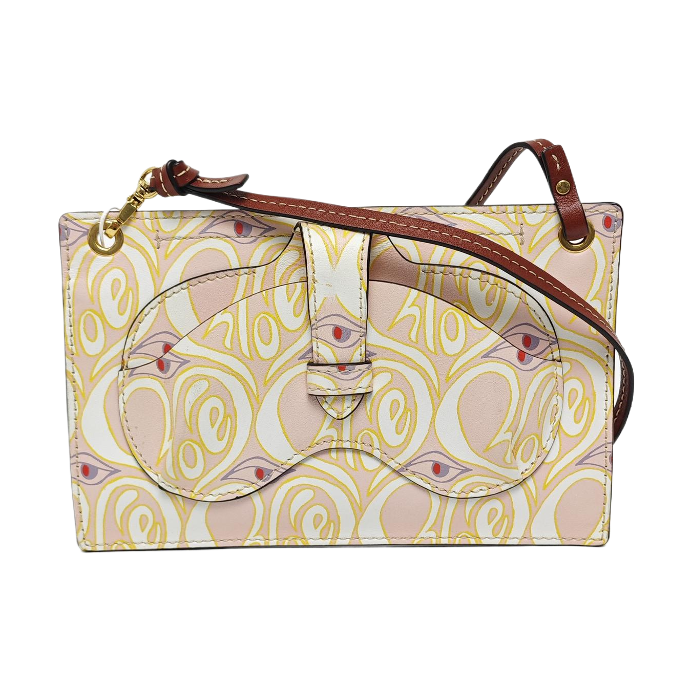 Calfskin Crossbody Bag Multicolor
