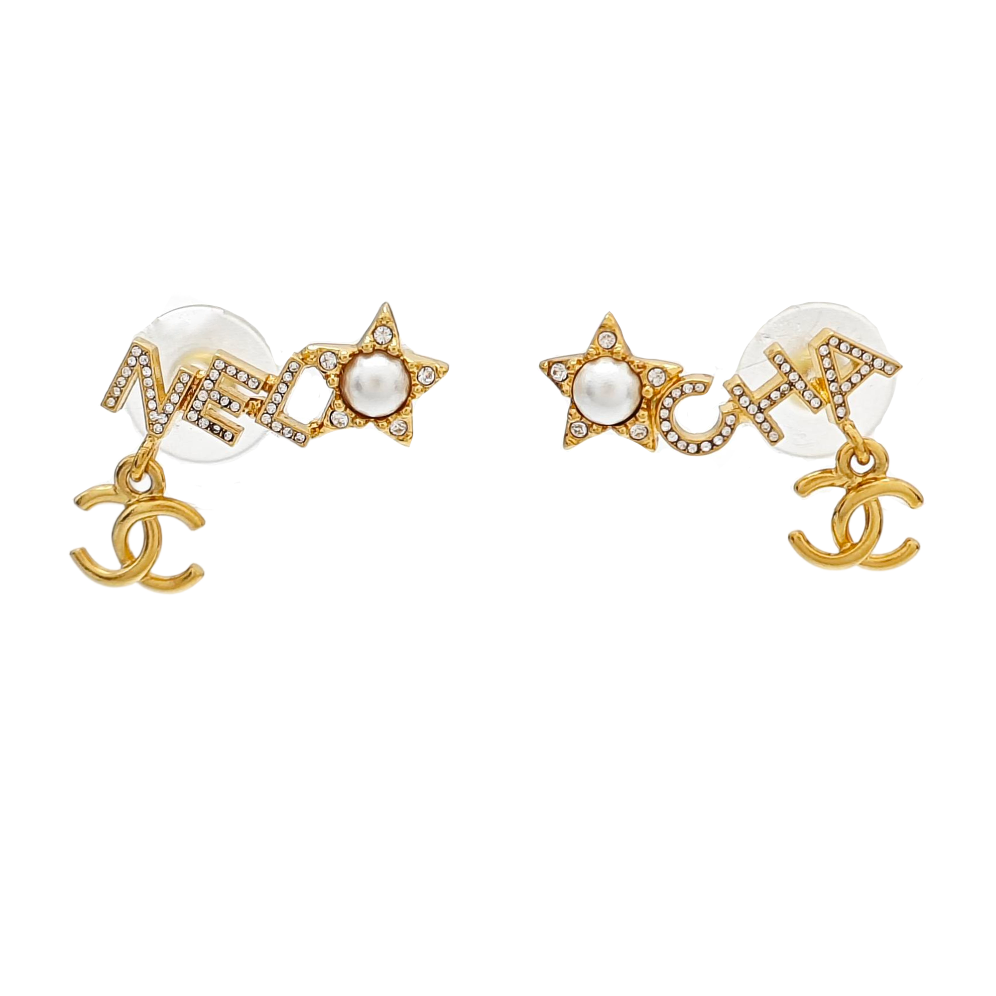 Metal Gold Stud Earrings