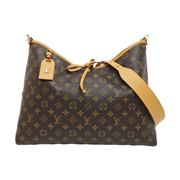 CARRYALL MM Monogram Coated Canvas Brown