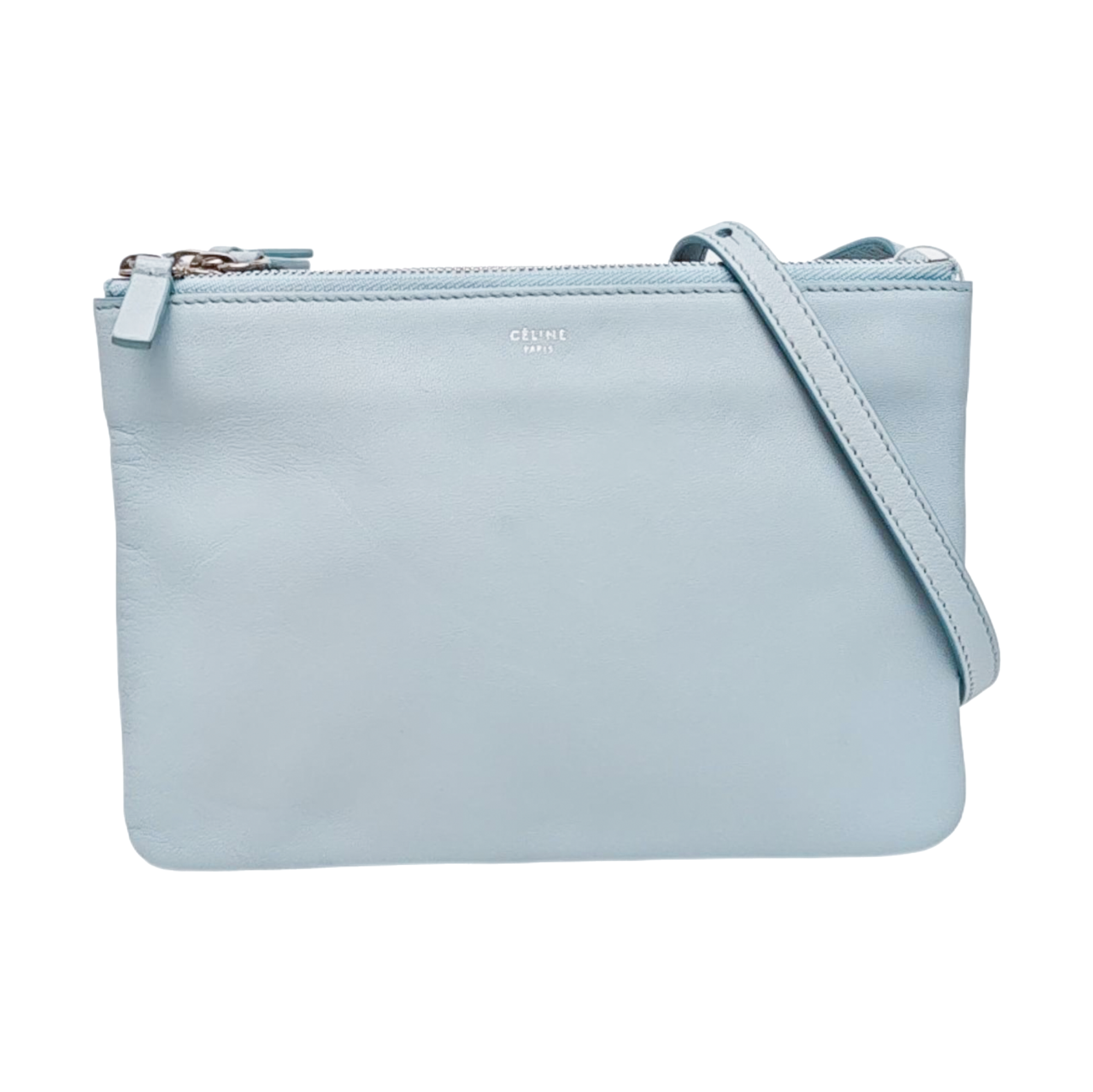 TRIO Small Lambskin Blue