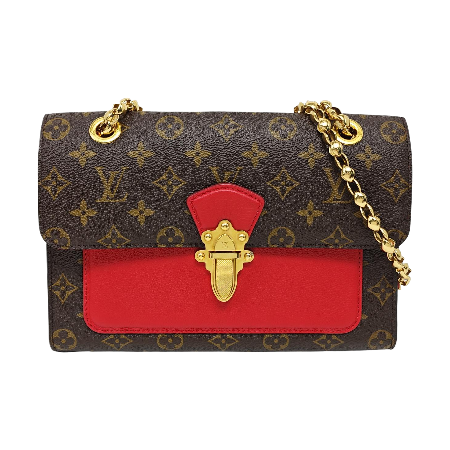 VICTOIRE Monogram Coated Canvas Brown