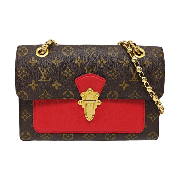 VICTOIRE Monogram Coated Canvas Brown