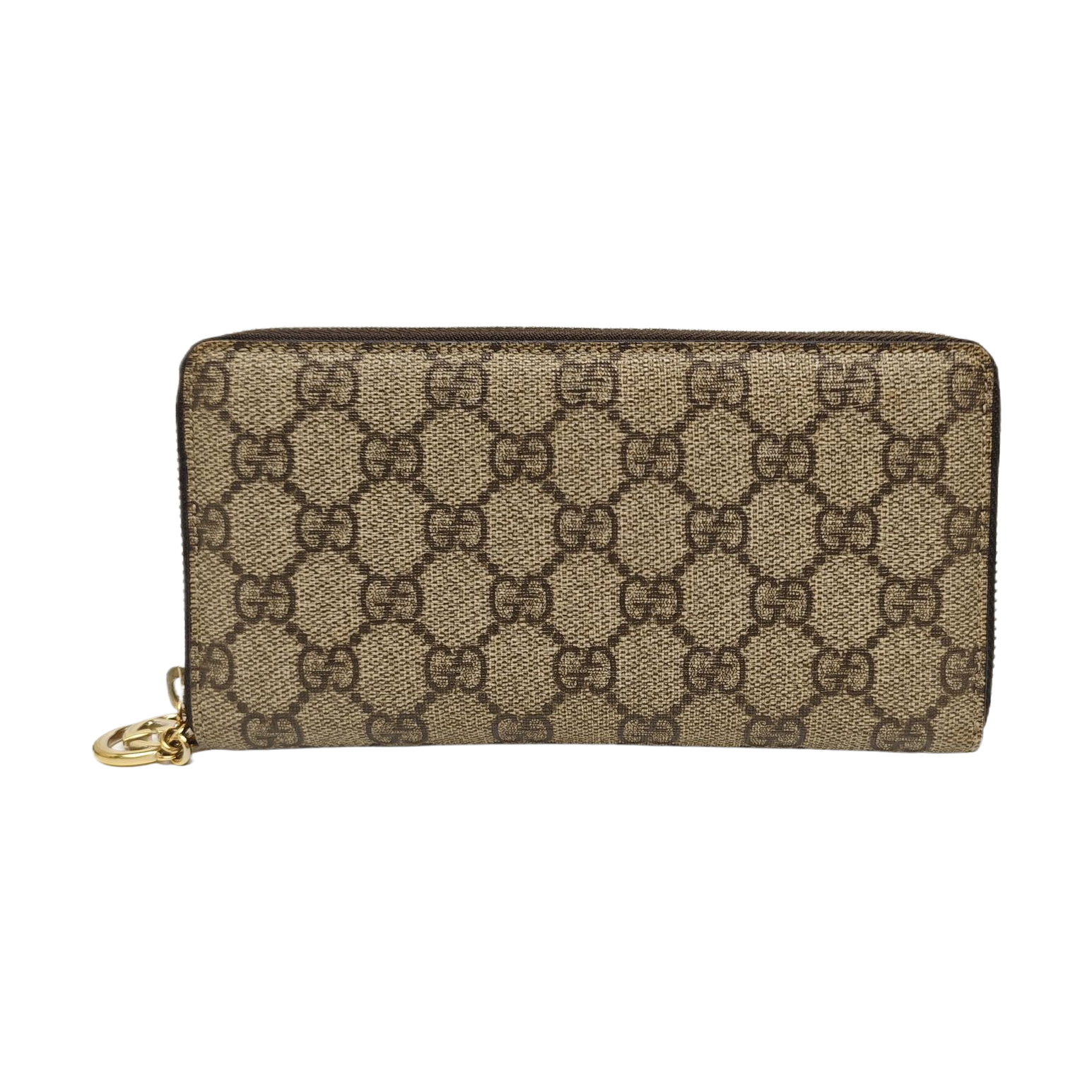 Monogram Coated Canvas Wallet Beige