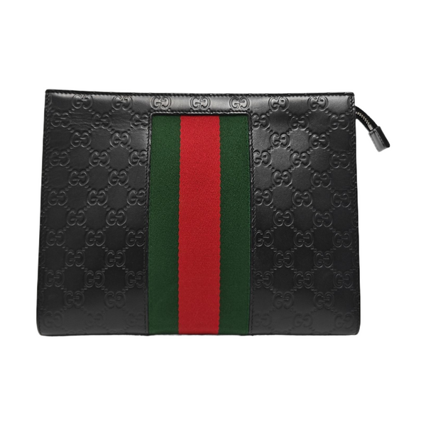 Signature Monogram Calfskin Black