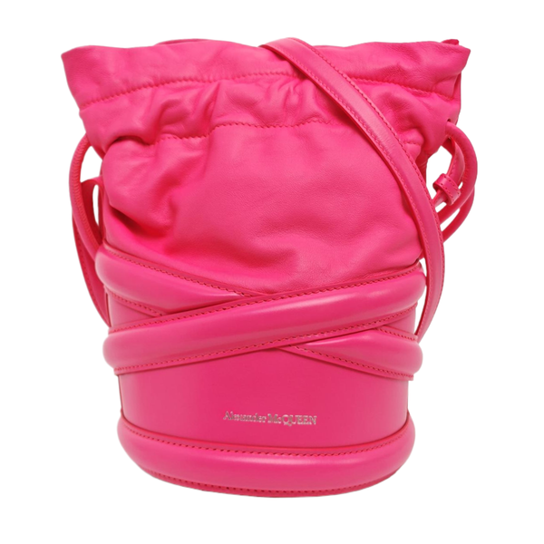 Calfskin Bucket Bag Pink