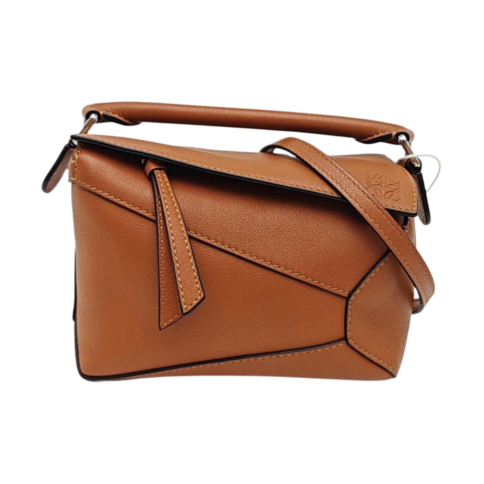Puzzle Mini Calfskin Brown