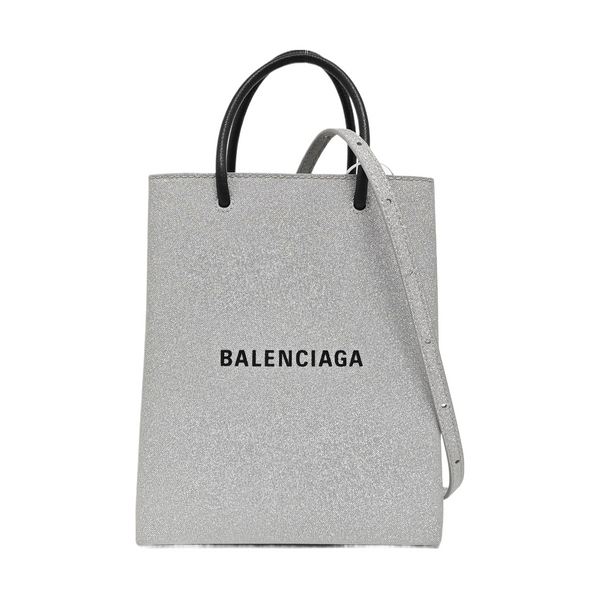 Shopping Bag Large Special Material Silver