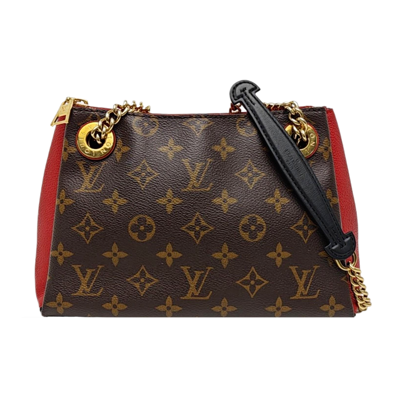 SURENE BB Monogram Coated Canvas Brown