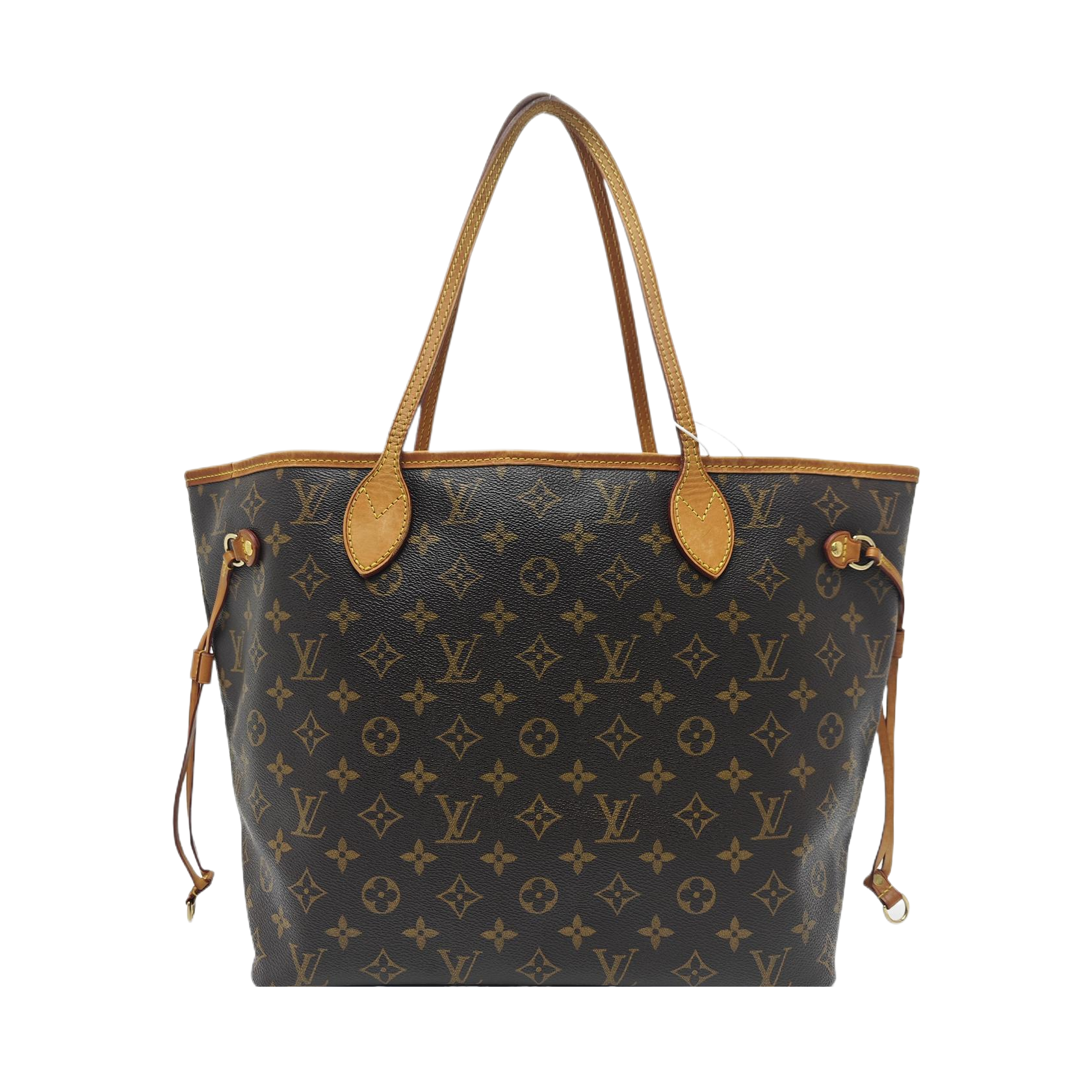 NEVERFULL MM Monogram Coated Canvas Brown