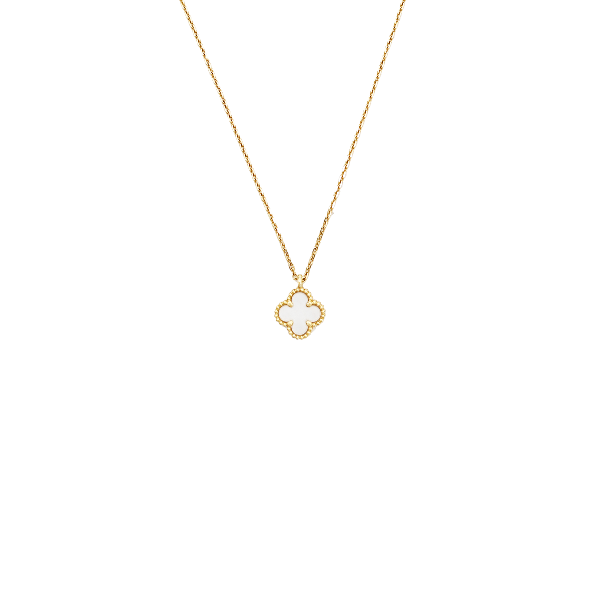 Sweet Alhambra 18k Gold Necklace