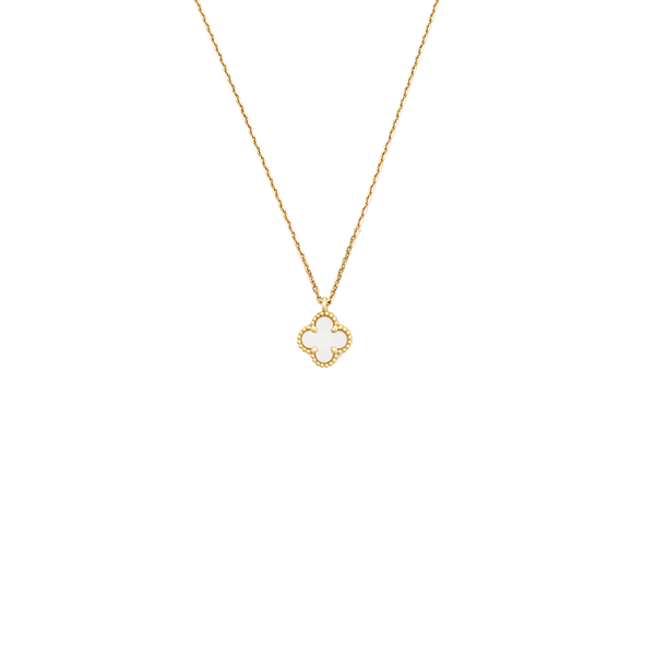 Sweet Alhambra 18k Gold Necklace