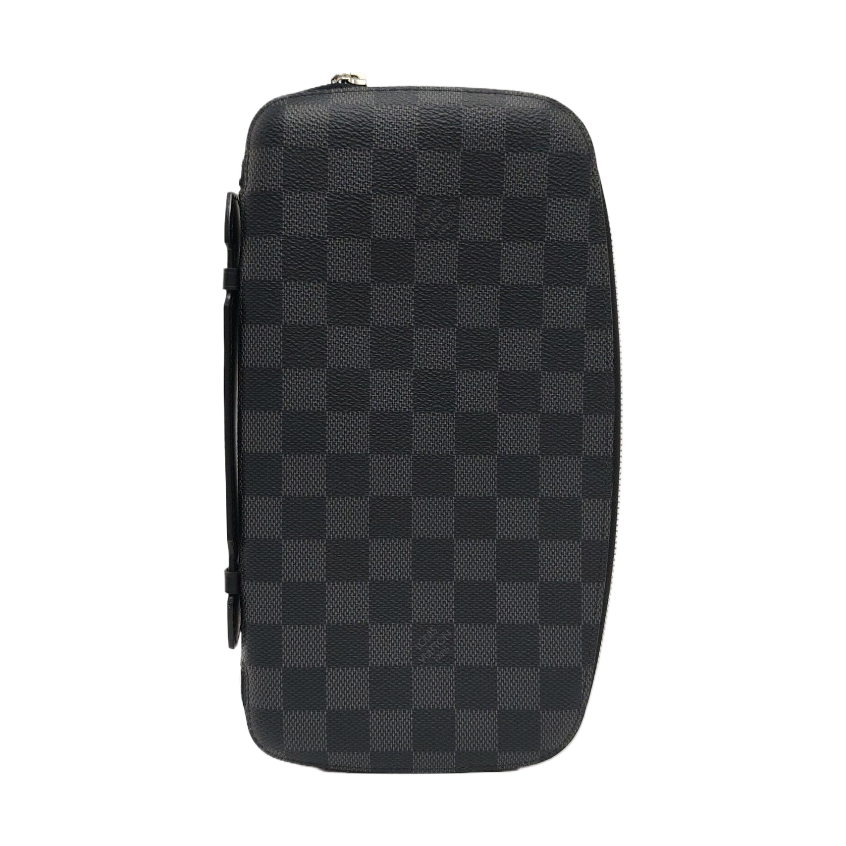 ATOLL Damier Graphite Calfskin Black