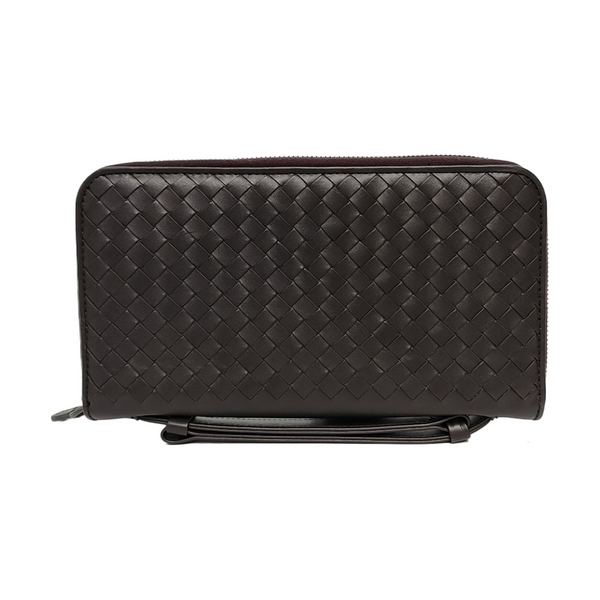 Calfskin Top Handle Bag Brown