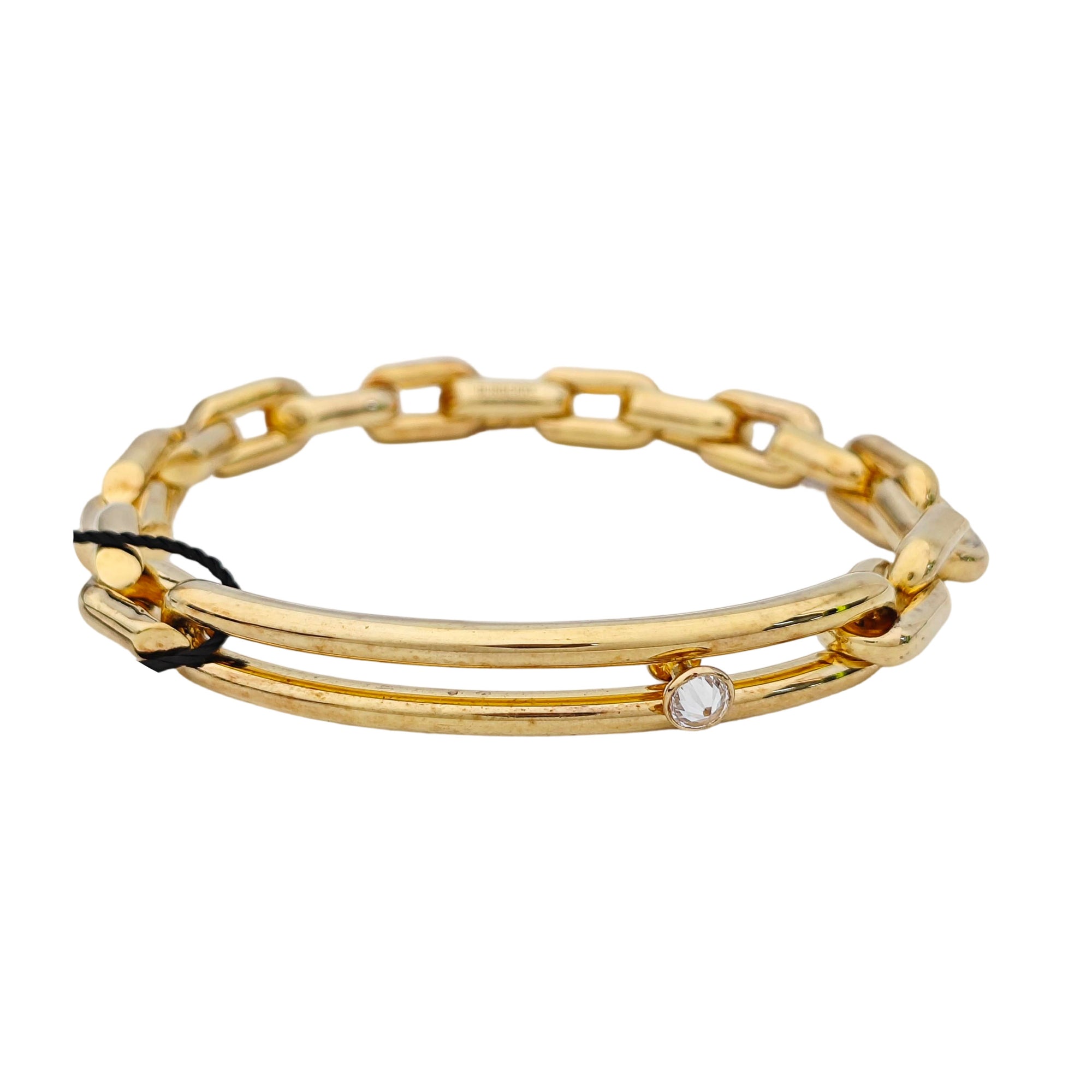 925 Sterling Silver Gold Bracelet