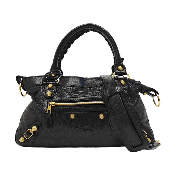 Classic City Small Lambskin Black