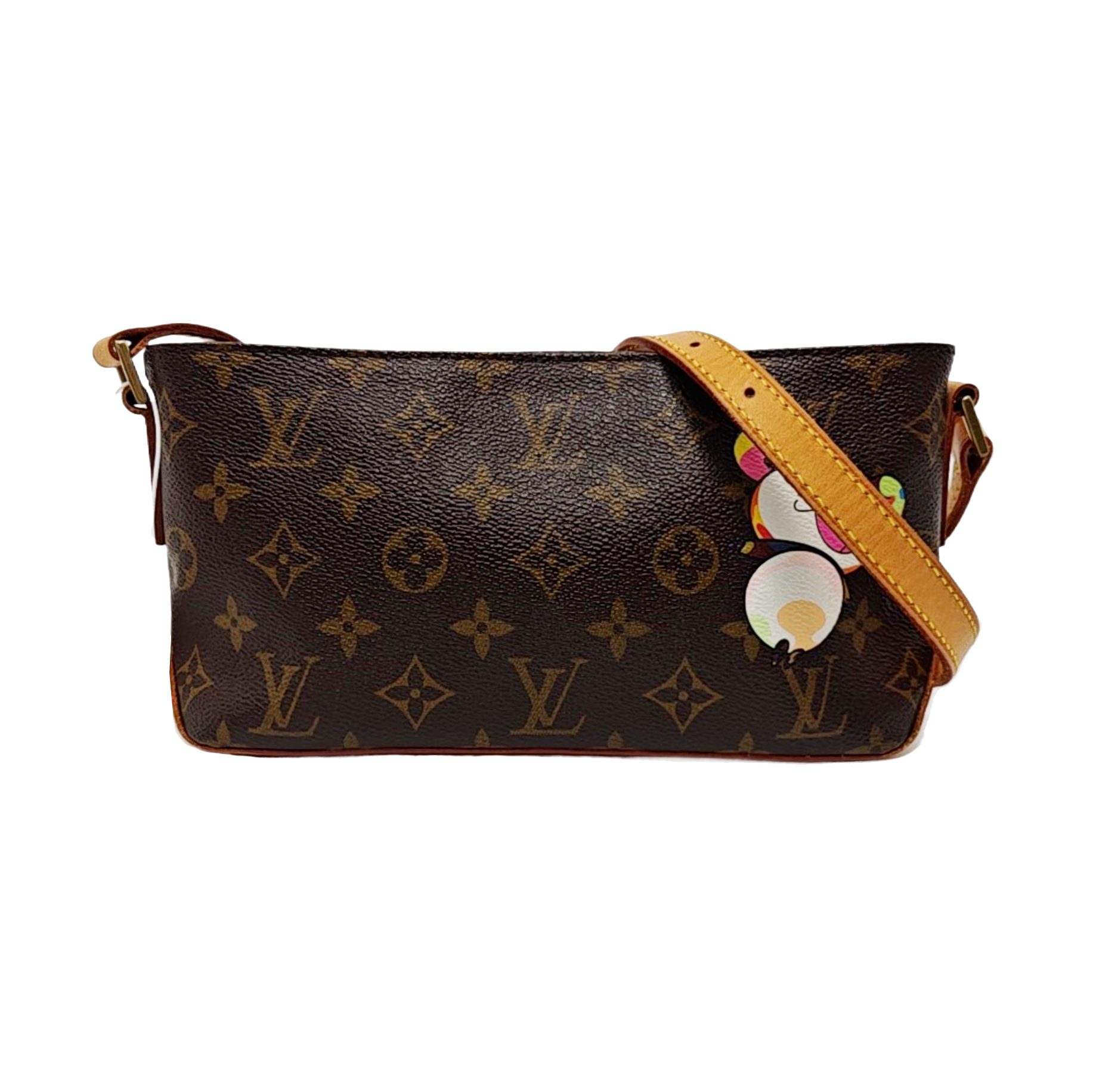 TROTTER Monogram Coated Canvas Brown