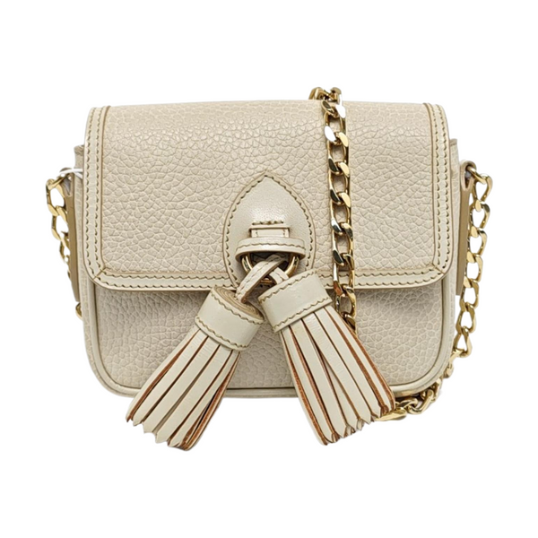 Calfskin Crossbody Bag Beige