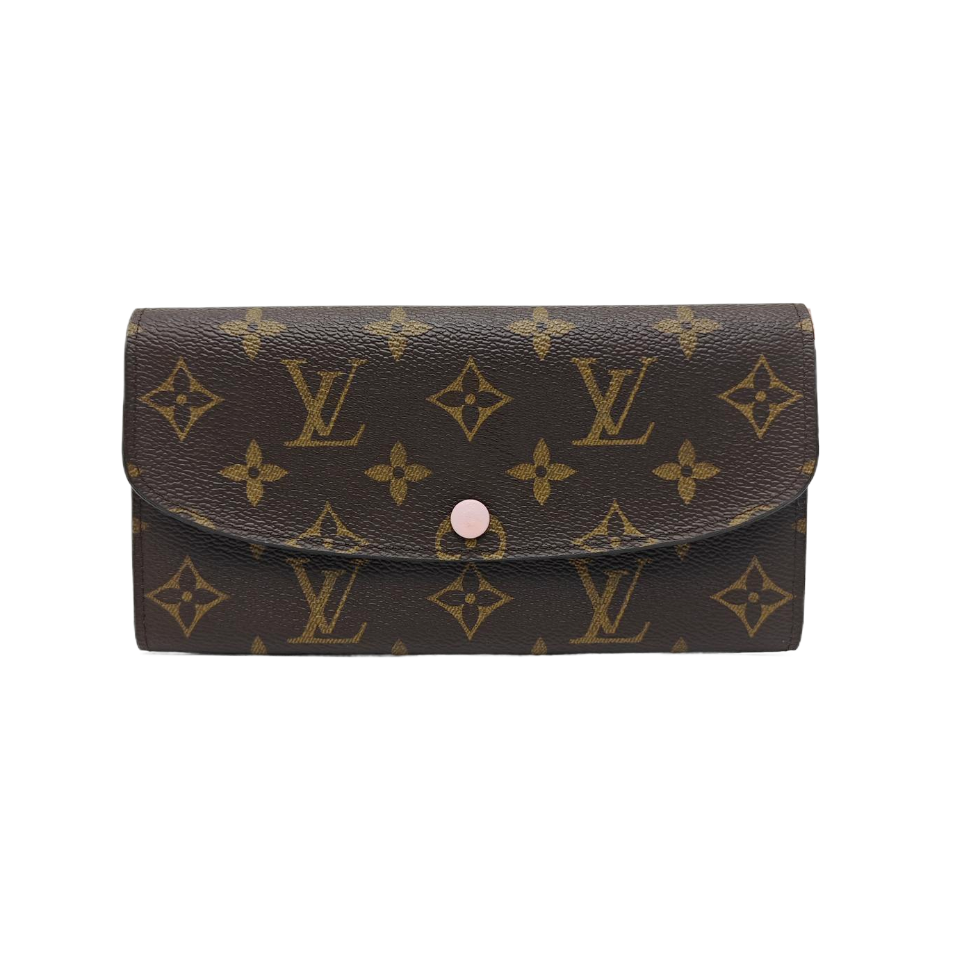 EMILIE Monogram Coated Canvas Brown Wallet