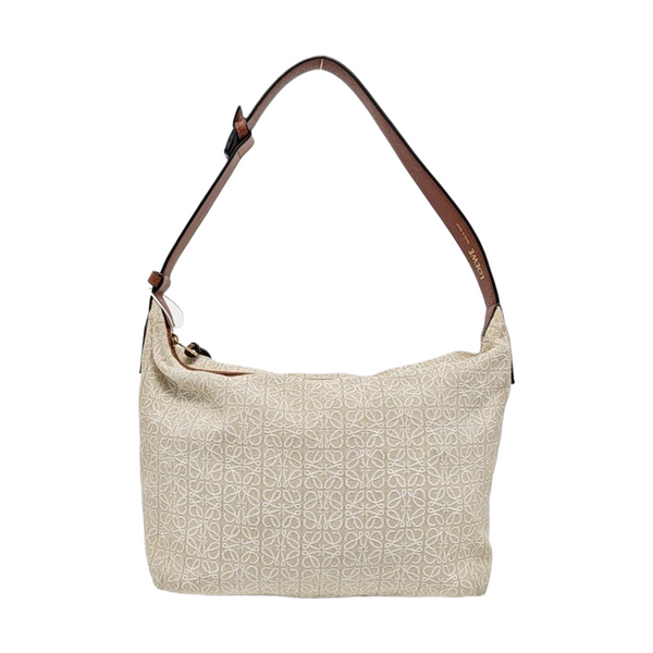 Cubi Monogram Canvas Beige