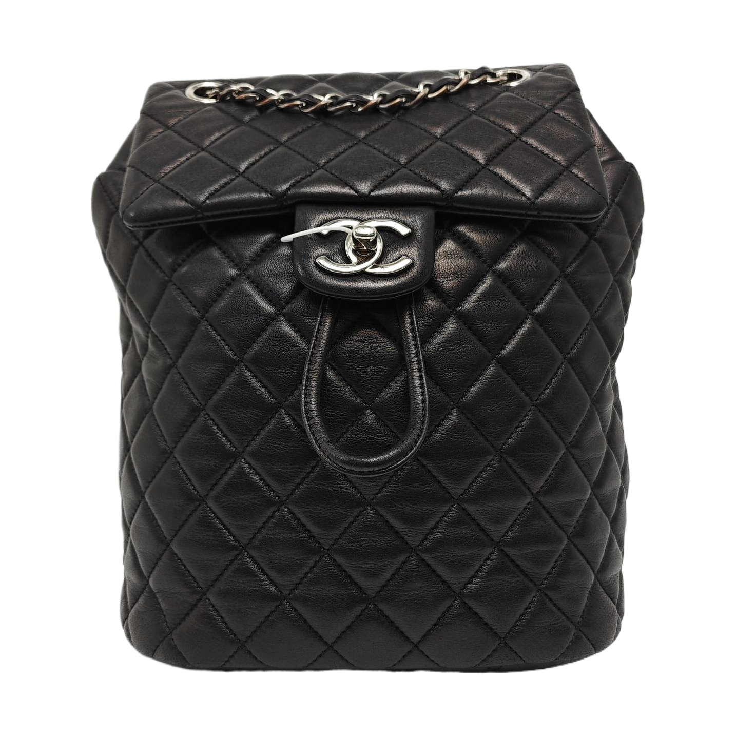 URBAN SPIRIT Small Quilted Lambskin Black