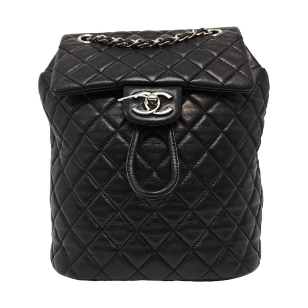 URBAN SPIRIT Small Quilted Lambskin Black