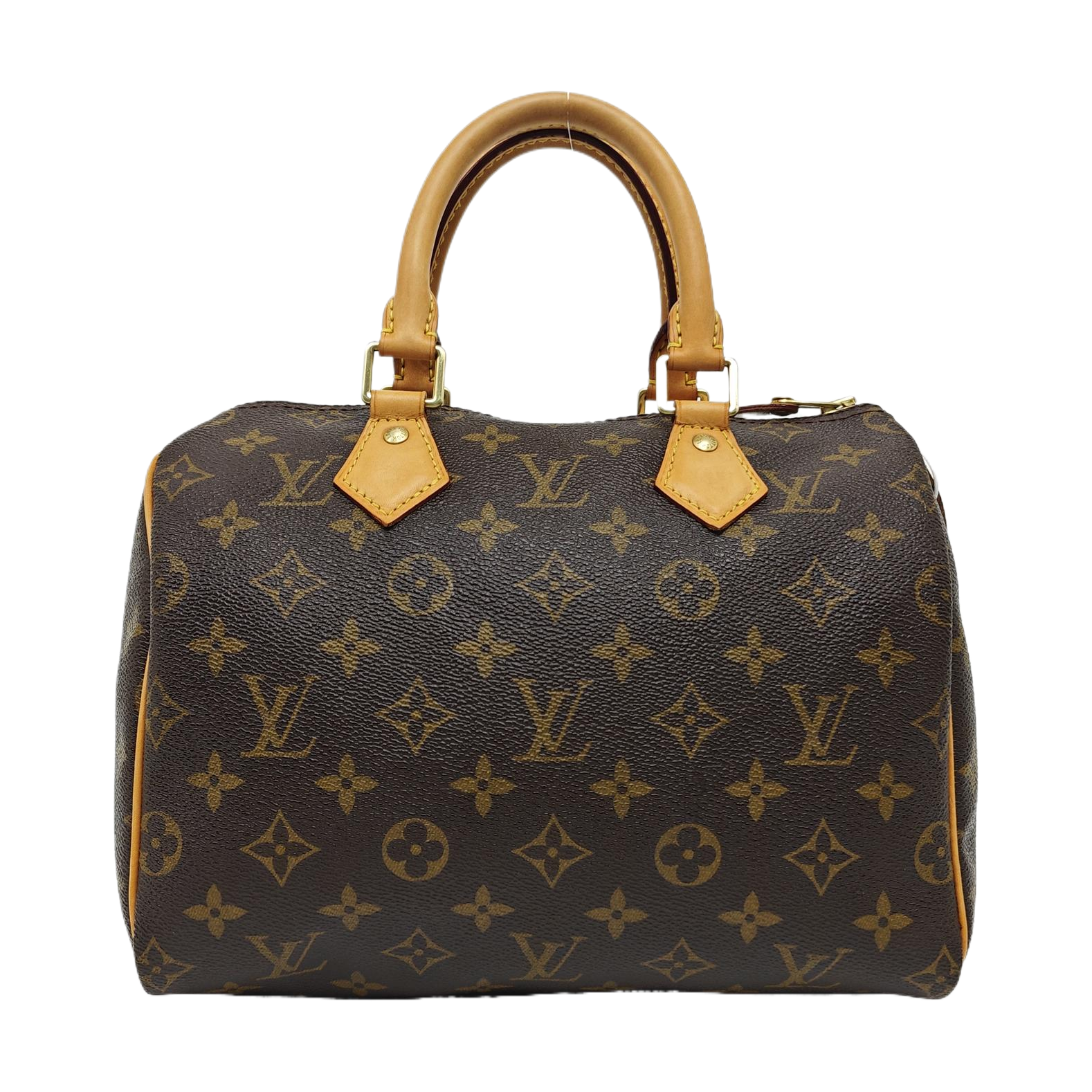 SPEEDY 25 Monogram Coated Canvas Brown