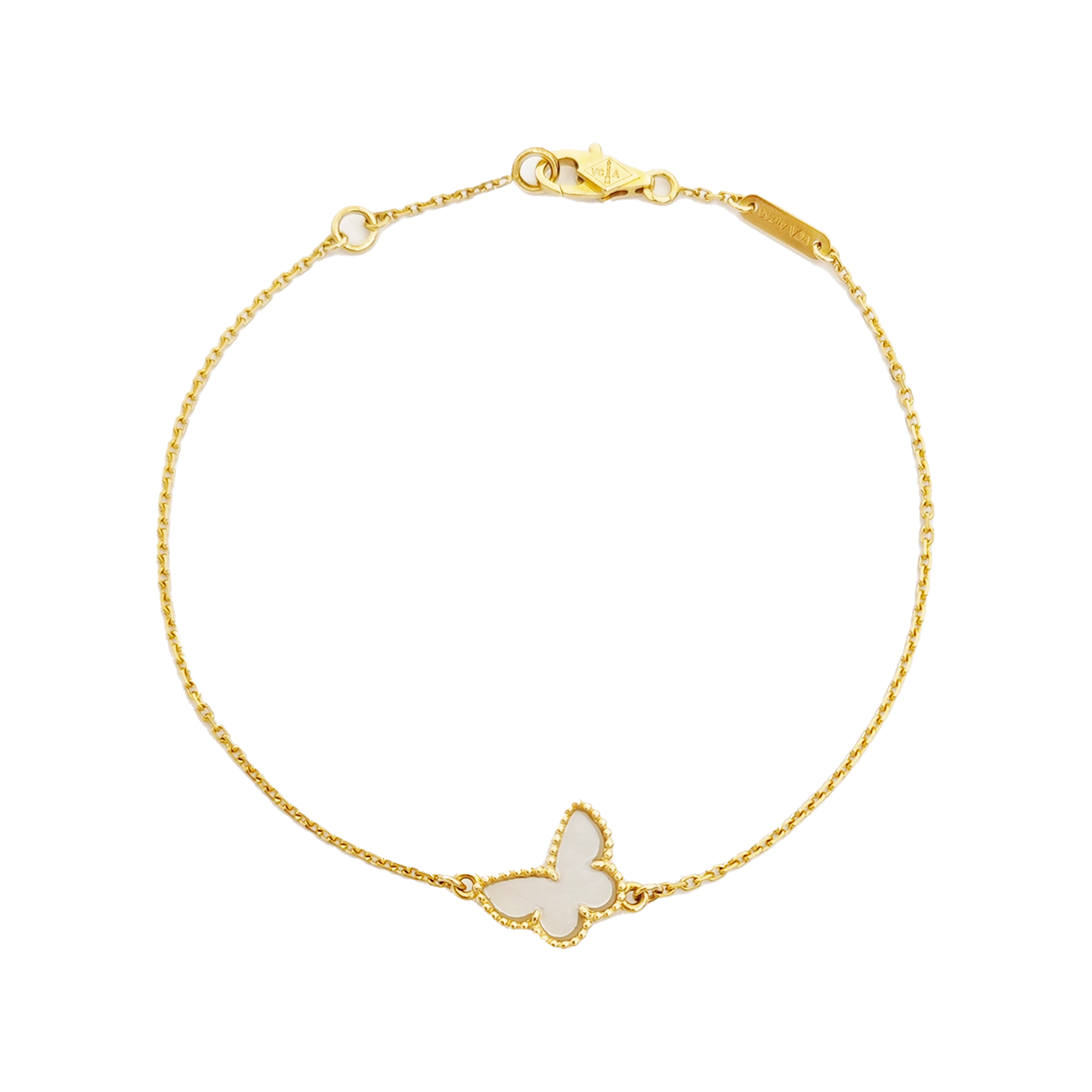 Sweet Alhambra 18k Gold Bracelet