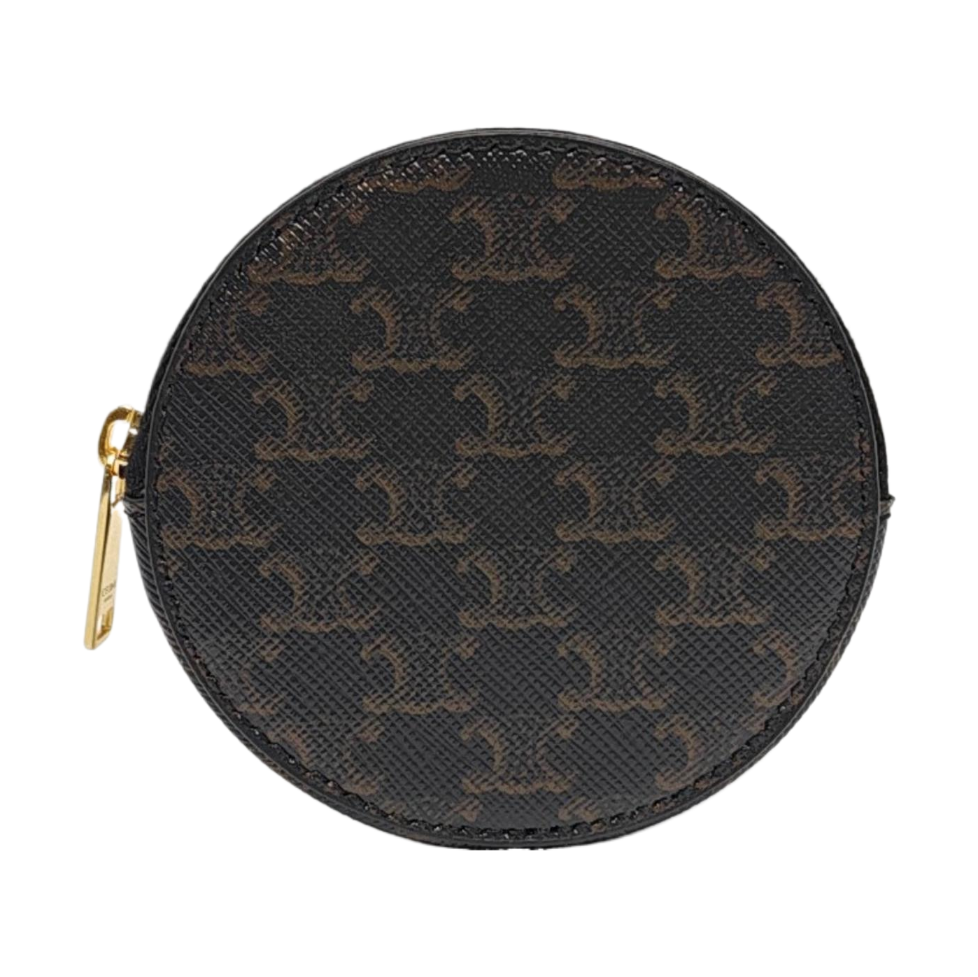 Authenticated pre-owned  TRIOMPHE CANVAS Leather Black - Clutch at Looply