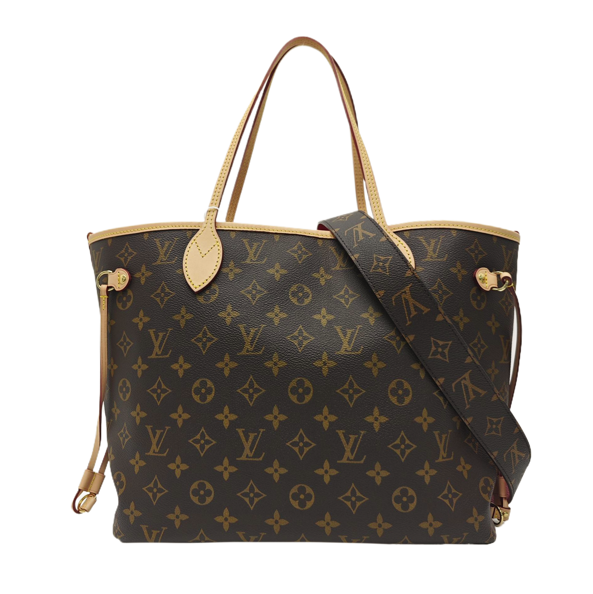 NEVERFULL INSIDE OUT MM Monogram Canvas Red