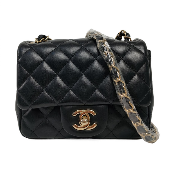 CLASSIC FLAP Mini Quilted Lambskin Black