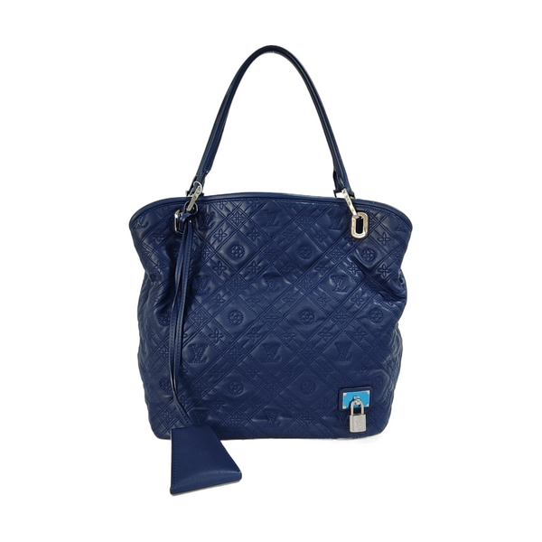 LILIA PM Monogram Calfskin Blue