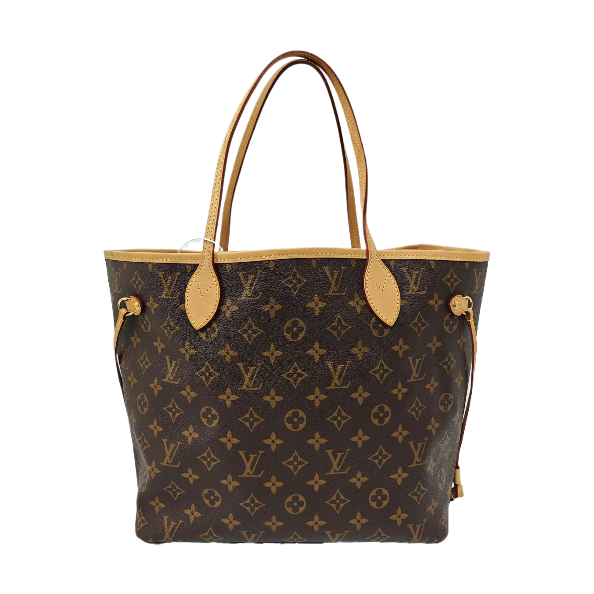 NEVERFULL MM Monogram Coated Canvas Brown