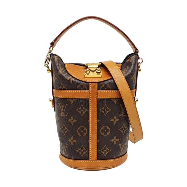 DUFFLE Monogram Coated Canvas Brown