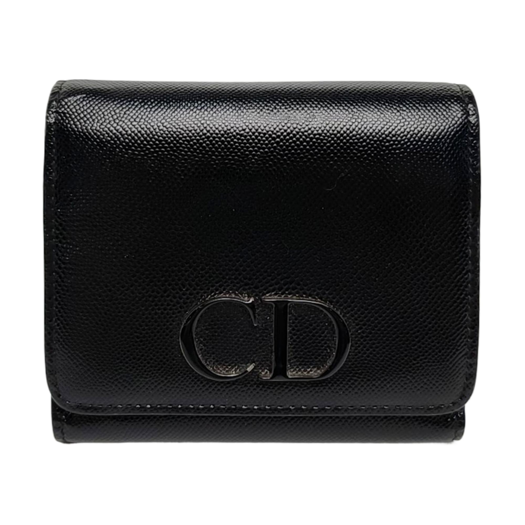 Authenticated pre-owned  30 Montaigne Calfskin Black Wallet - Wallet at Looply